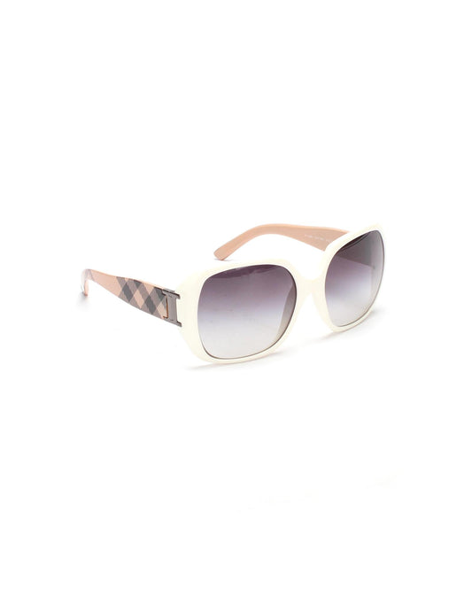 BURBERRY Women's Oversized Gradient Sunglasses in White