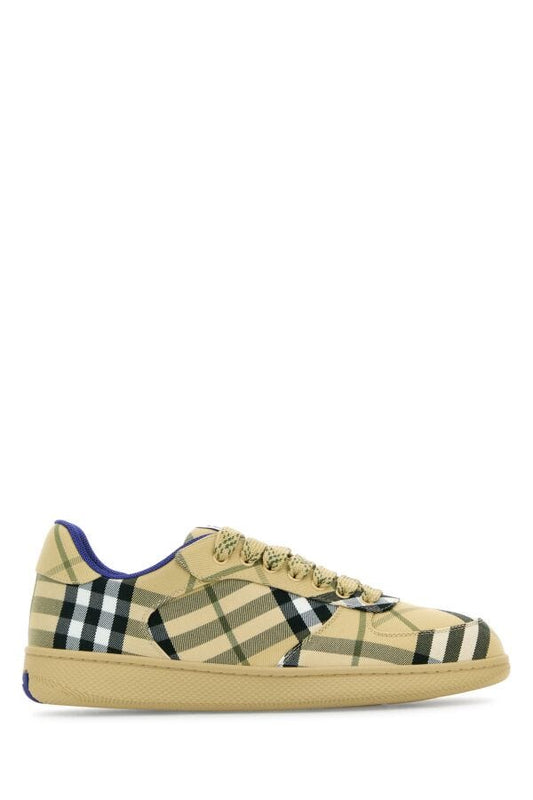 Burberry Man Embroidered Fabric Box Sneakers