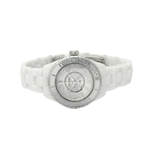 CHANEL J12 20 Limited to 2020 pieces worldwide anniversary model H6477 White dial wristwatch ladies