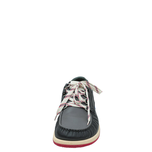 Gucci Multicolor Agrado Web Deck Shoes 10